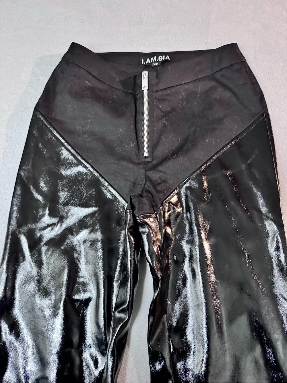 I.AM.GIA Black Faux Leather Pants Size XS - Picture 4 of 8